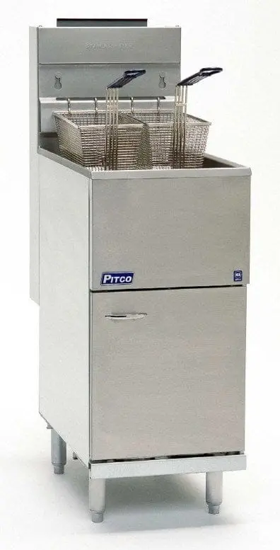 Pitco-Style 40C+ Freestanding Deep Fryer — Welded Tank, Value-Priced Commercial Unit 1