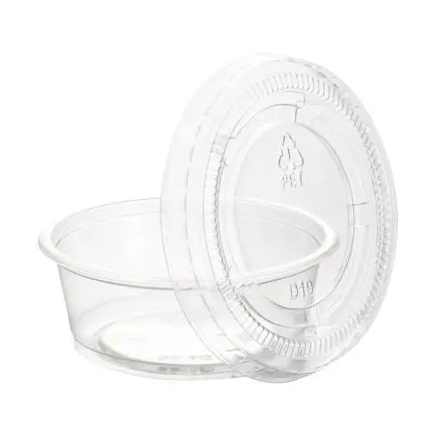 Premier Essentials Pepclpp1525 Clear Pet Portion Cup Lids – Fits 1.5–2.5 Oz Cups, 2,500/Case 1