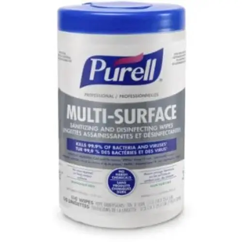 Purell 9345-06-Can00 Multi-Surface Disinfecting Wipes – Epa-Registered Sanitizing Cloths 1