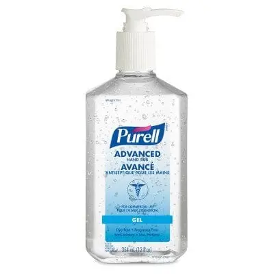 Purell Advanced Hand Sanitizer Gel – 354 Ml Pump Bottle, Kills 99.9% Of Germs 1