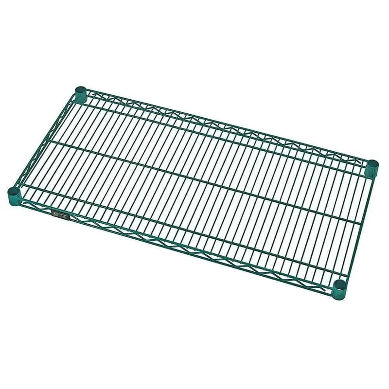Quantum 2472P Antimicrobial Wire Shelf – 24" X 72", Epoxy-Coated Pro-Form Design | Denson Cfe 1