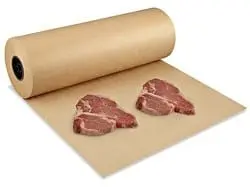 Red Poly-Lined Butcher Paper Roll – 18" × 1050', Non-Waxed 1