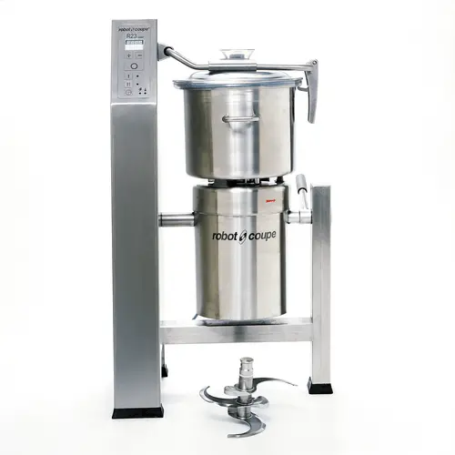Robot Coupe R23T Vertical Cutter Mixer: 24-Qt Tilt Bowl, Dual-Speed Operation | High-Capacity Commercial Food Processor By Denson Cfe 1