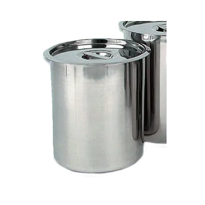 Royal Industries Roy Bm 3.5 Bain Marie Cover – Solid Stainless Steel, 6.125" Diameter 1