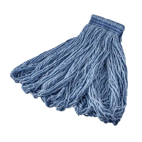 Rubbermaid Blue 24-Ounce Looped-End Mop Head – Cotton/Synthetic Blend 1
