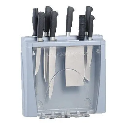 Saf-T-Knife Full-Size Knife Station – 15" × 15" × 4.25", Holds Multiple Knives Securely 1