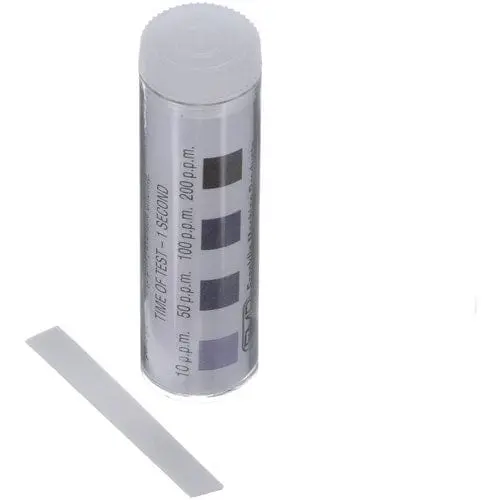 San Jamar 8102205 Chlorine Test Strips – 100-Count Pack For Sanitizer Monitoring 1
