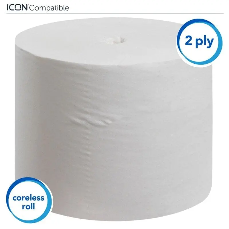 Scott 04007 Coreless 2-Ply Bathroom Tissue Rolls (36 Per Case) | Denson Cfe 1
