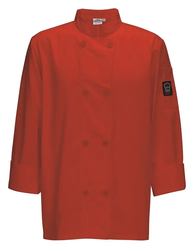 Signature Chef Mulholland Double-Breasted Chef Jacket – Tapered Fit With Built-In Thermometer Pocket 3