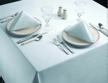 Snap Drape Tult5292Owh Ultraspun White Tablecloth – 52" X 92" Polyester 1