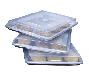 Snap-On Sheet Pan Cover – 1/2 Size (18" X 13"), Clear Flexible Material 1