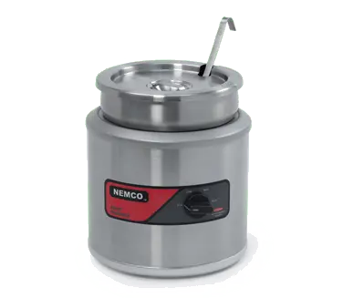 Stainless Steel Countertop Round Warmer & Cooker – 7-Quart Capacity 1