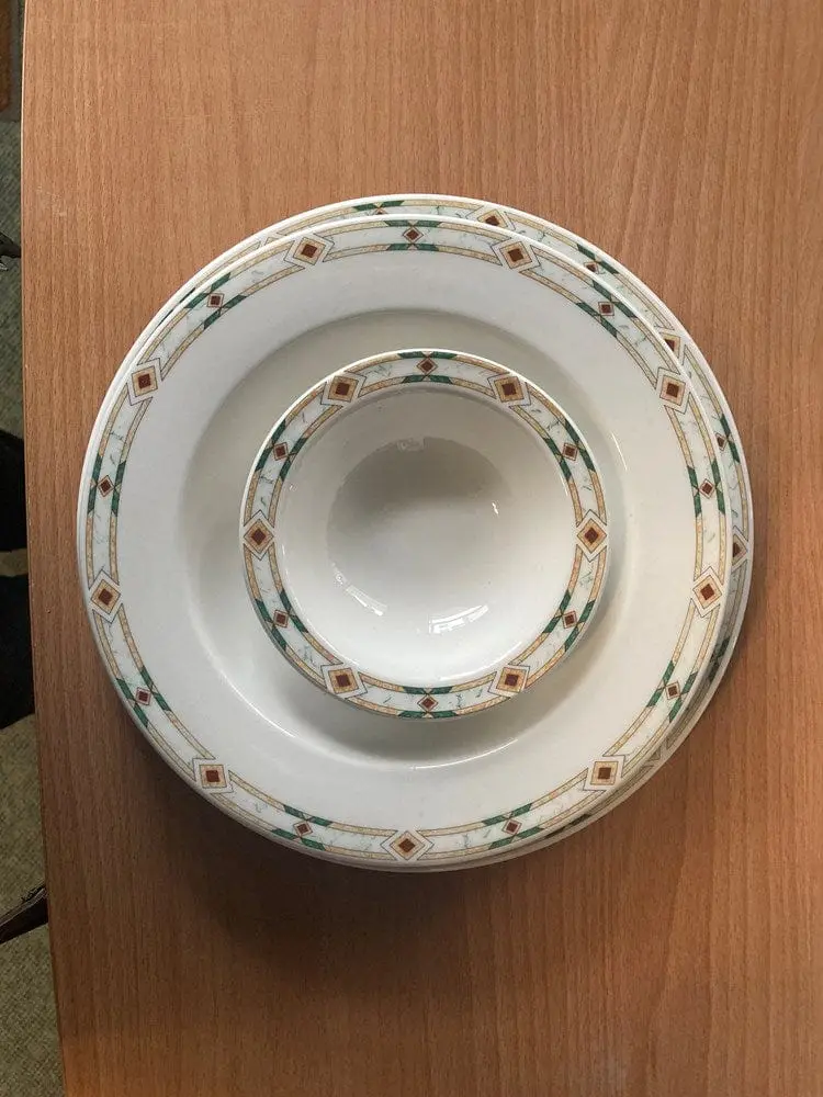 Steelite Discontinued Mosaic Side Plate – 6.25-Inch Ceramic Tableware (Out Of Production) | Denson Cfe 1