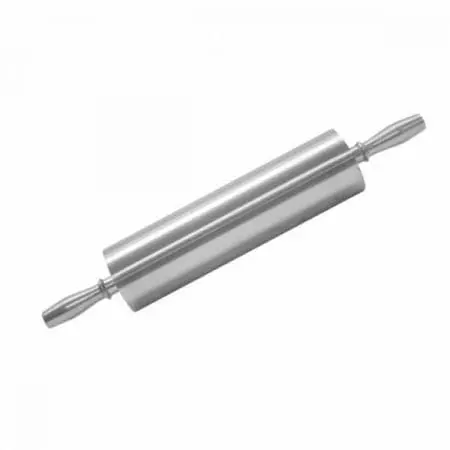 Thunder Group Alrnp015 Non-Stick Aluminum Rolling Pin — 15-Inch Length, 3.5-Inch Barrel, Contoured Handles 1