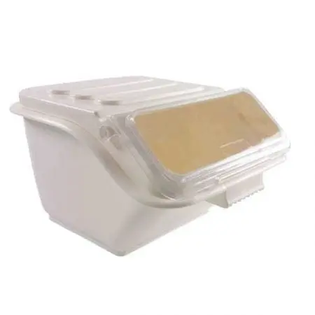 Thunder Group Clear Stackable Shelf Bin – 10-Gallon Capacity 1