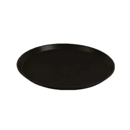 Thunder Group Plst1400Bl 14-Inch Slip-Resistant Polypropylene Serving Tray – Black | Denson Cfe 1