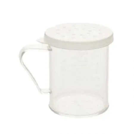 Thunder Group Polycarbonate Dredge With Handle – 10 Oz, 3 Snap-On Lids | Denson Cfe 1