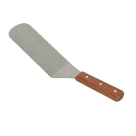 Thunder Group Sltwbt006 6.5-Inch Stainless Steel Turner — Wood Handle, Commercial Grade | Denson Cfe 1