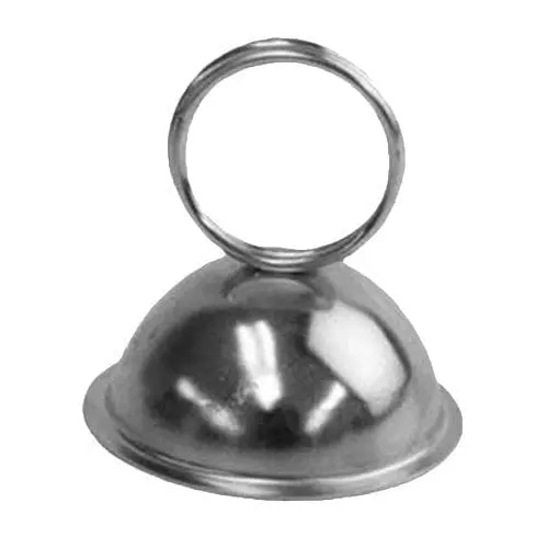 Thunder Group Stainless Steel 3-Ring Wire Menu Clip With Secure Loop Design 1