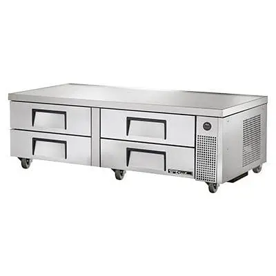 True Trcb-72-Hc 72-Inch Refrigerated Chef Base – Four-Drawer Configuration, High-Capacity Storage | Denson Cfe 1