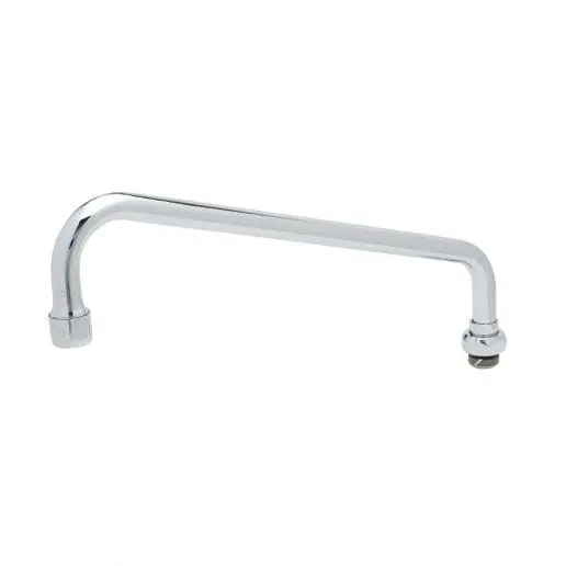 T&S Brass 062X 12" Swing Nozzle Add-On – Compatible With Commercial Faucets 1