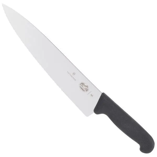 Victorinox Fibrox Wavy Chef’S Knife – 7.25-Inch Blade With Ergonomic Black Nylon Handle | Denson Cfe 1