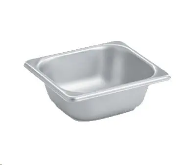 Vollrath 1/6-Size Stainless Steel Steam Table Pan – 1 Qt Capacity – Denson Cfe 1