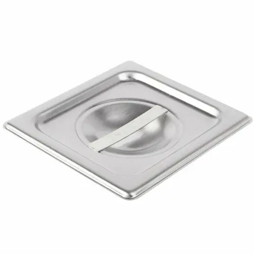 Vollrath 75160 Super Pan V Steam Table Pan Lid – 1/6 Size, Stainless Steel 1