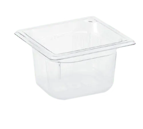 Vollrath 8064410 Super Pan – 1/6 Size, 4" Deep Clear Polycarbonate Food Pan 1