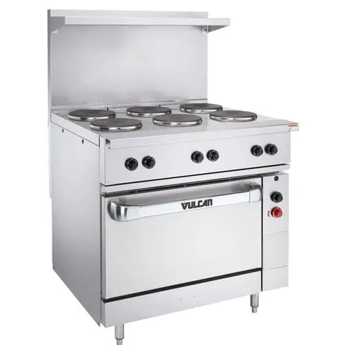 Vulcan Ev36S-6Fp208 Stainless Steel Electric Range – 36-Inch Freestanding Cooking Station 1