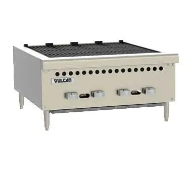 Vulcan Natural Gas Radiant Charbroiler – 25" Cooking Surface, Vcrb25 Model | Denson Cfe 1