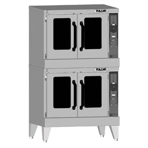 Vulcan Vc55Gd Double-Deck Full-Size Natural Gas Convection Oven – Solid-State Controls 1