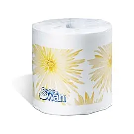 White Swan 17905113 Single-Ply Bathroom Tissue Roll – Commercial Grade 1