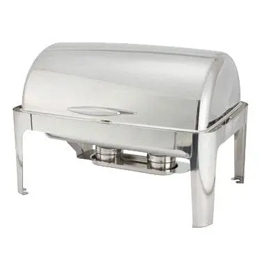 Winco 601 Madison Roll-Top Chafer – 8-Quart Full-Size Serving Unit 1