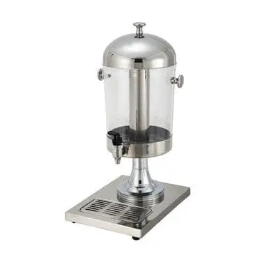 Winco 902 Single-Dispense Juice Server – 2.2-Gallon Clear Polycarbonate & Stainless Unit | Denson Cfe 1