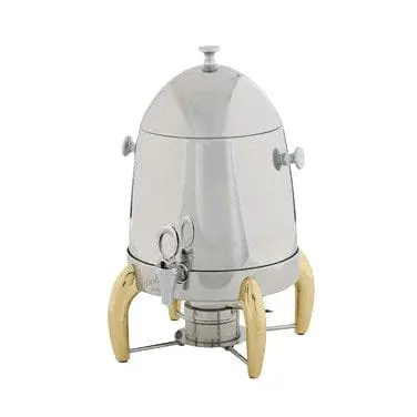 Winco 903A Virtuoso 3-Gallon Coffee Chafer Urn – Stainless Steel With Gold Accents – Denson Cfe 1