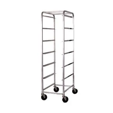 Winco Abbc-6 6-Tier Aluminum Bus Box Cart – 70" Tall, Lightweight & Mobile Service Station | Denson Cfe 1