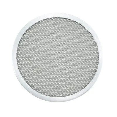 Winco Apzs-7 7-Inch Seamless Aluminum Pizza Screen For Crispy Crusts | Denson Cfe 1