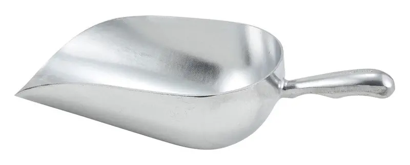 Winco As-85 85 Oz Aluminum Utility Scoop – High-Capacity Ingredient Measuring Tool | Denson Cfe 1