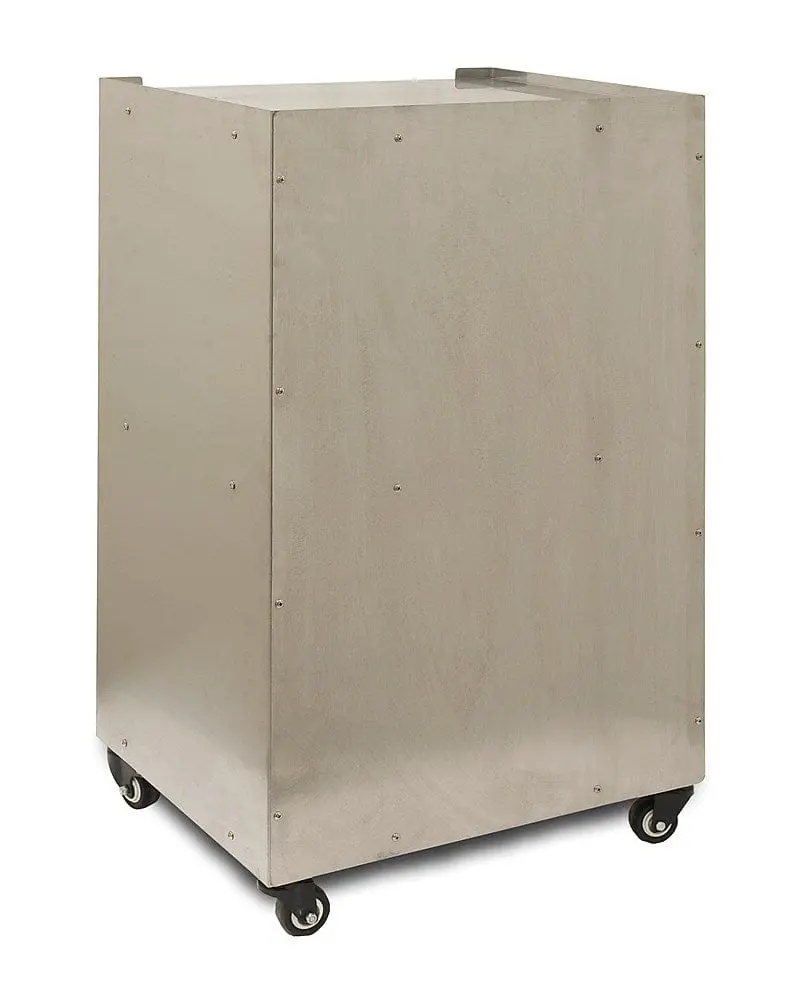 Winco Benchmark 30087 Silver Screen 8 Oz Popcorn Cart – Stainless Steel Display Stand For Premium Presentation | Denson Cfe 1
