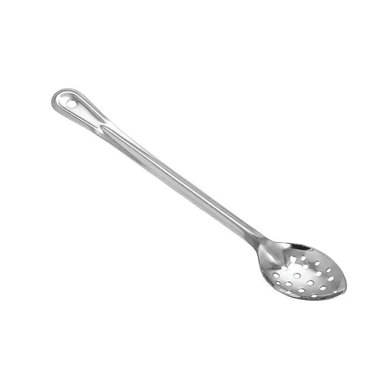 Winco Bspt-15 15" Perforated Stainless Steel Basting Spoon – Standard Duty 1
