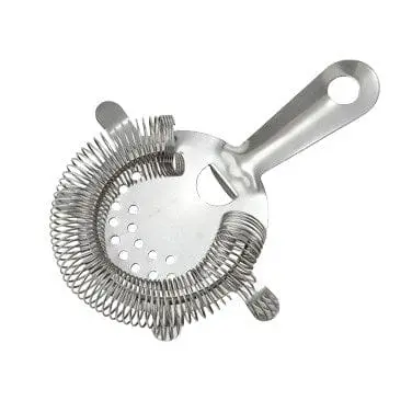 Winco Bst-4P Four-Tine Stainless Steel Cocktail Strainer – Bar-Ready Precision Tool | Denson Cfe 1