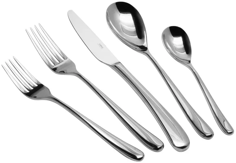 Winco Cadenza Aires 7-Inch Salad Fork – 18/10 Stainless Steel Construction | Denson Cfe 1