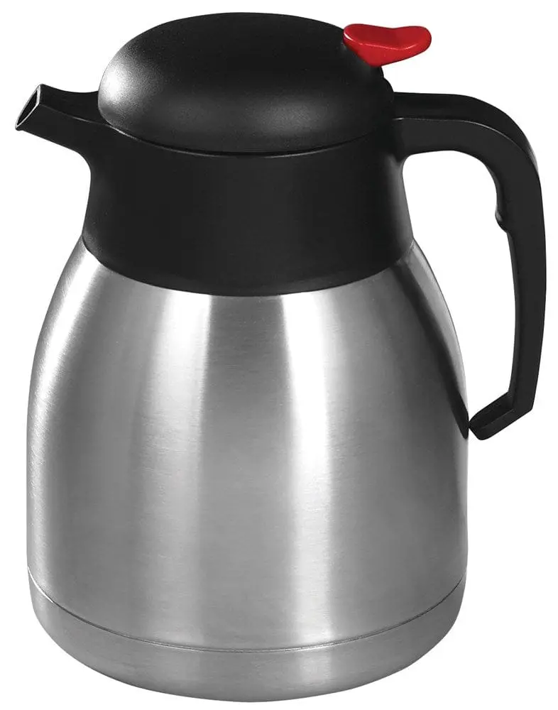 Winco Cf-1.2 1.2L Double-Wall Stainless Steel Coffee Carafe 1