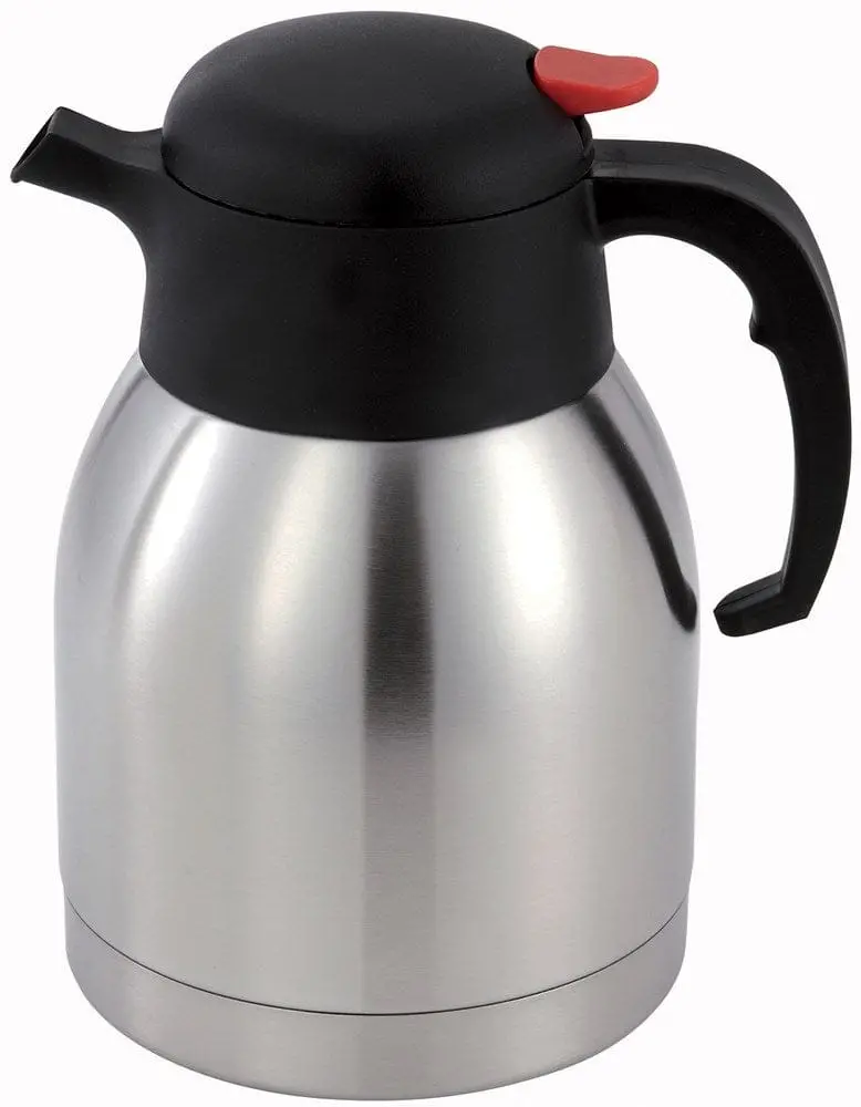 Winco Cf1.5 1.5-Liter Vacuum-Insulated Stainless Steel Coffee Carafe 1