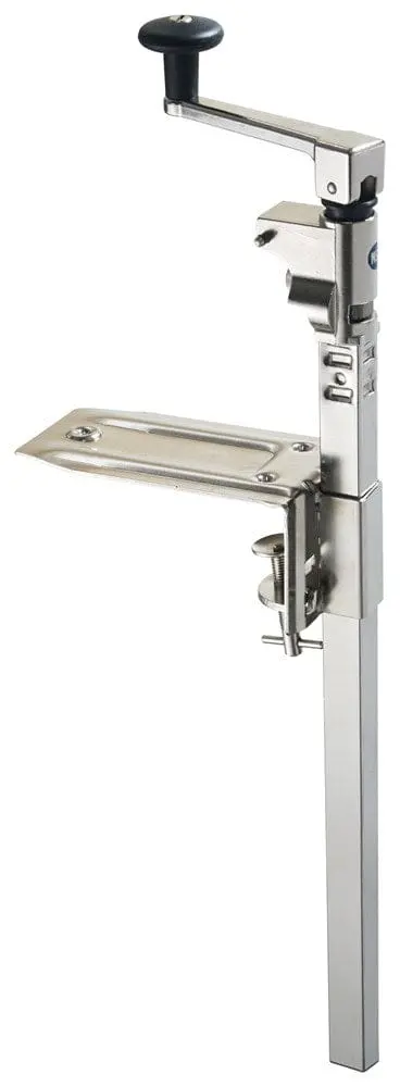 Winco Co-3N Heavy-Duty Stainless Steel Manual Can Opener With Removable Blade 1