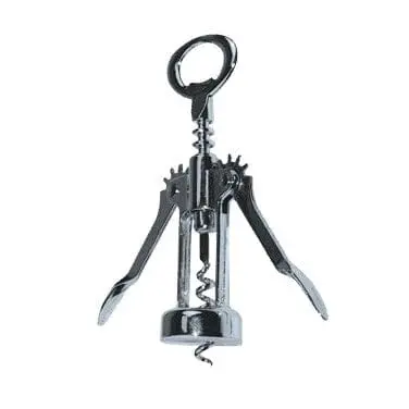 Winco Co-501 Italian-Made Chrome Wing Corkscrew For Professional Service 1