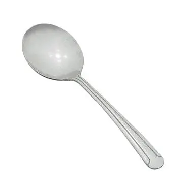 Winco Dominion Bouillon Spoon – 6.25" Stainless Steel Flatware, 0014-04 1