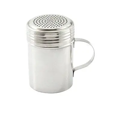 Winco Drg-10 Stainless Steel Dredging Container – 10-Ounce Angled-Handle Dispenser For Flour, Breading, And Coatings 1