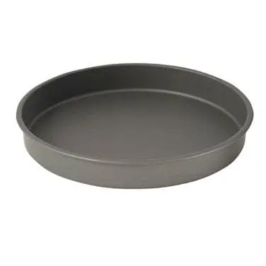 Winco Hac-142 14" Anodized Aluminum Cake Pan – 2" Deep, Non-Reactive Surface | Denson Cfe 1